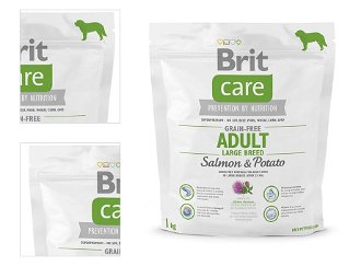 Brit Care granuly Grain-free Adult Large Breed losos a zemiaky 1 kg 4