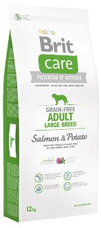 Brit Care granuly Grain-free Adult Large Breed losos a zemiaky 12 kg