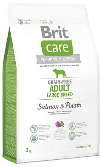 Brit Care granuly Grain-free Adult Large Breed losos a zemiaky 3 kg