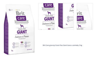 Brit Care granuly Grain-free Giant losos a zemiaky 3 kg 1