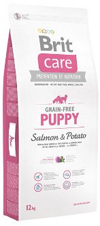 Brit Care granuly Grain-free Puppy losos a zemiak 12 kg