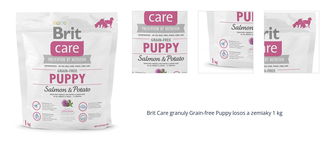 Brit Care granuly Grain-free Puppy losos a zemiaky 1 kg 1