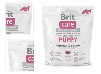 Brit Care granuly Grain-free Puppy losos a zemiaky 1 kg 4