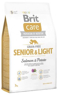 Brit Care granuly Grain-free Senior a losos a zemiaky 3 kg
