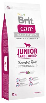 Brit Care granuly Junior Large Breed jahňa a ryža 12 kg