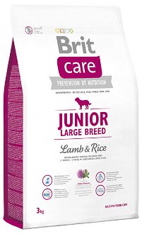 Brit Care granuly Junior Large Breed jahňa a ryža 3 kg