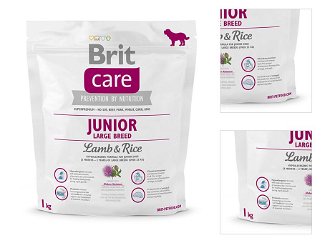 Brit Care granuly Junior Large Breed jahňa ryža 1 kg 3