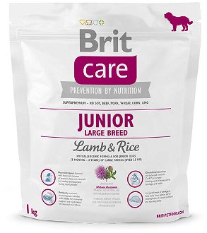 Brit Care granuly Junior Large Breed jahňa ryža 1 kg 2