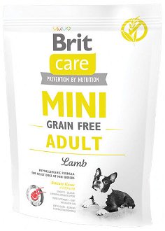 Brit Care granuly Mini Grain Free Adult jahňa 400 g