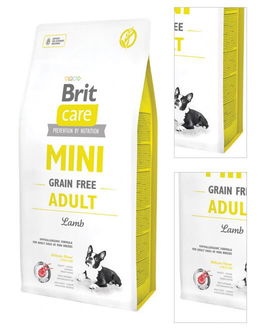 Brit Care granuly Mini Grain Free Adult jahňa 7 kg 3