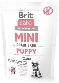 Brit Care granuly Mini Grain Free Puppy jahňa 400 g 2