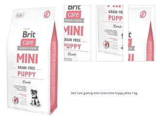 Brit Care granuly Mini Grain Free Puppy jahňa 7 kg 1