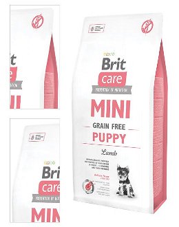 Brit Care granuly Mini Grain Free Puppy jahňa 7 kg 4