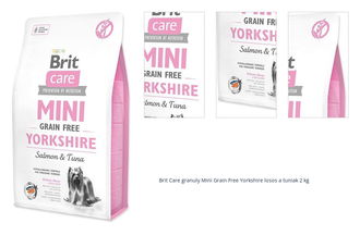 Brit Care granuly Mini Grain Free Yorkshire losos a tuniak 2 kg 1