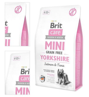 Brit Care granuly Mini Grain Free Yorkshire losos a tuniak 2 kg 4