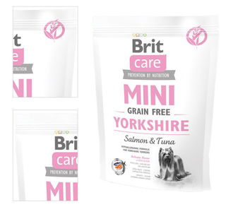 Brit Care granuly Mini Grain Free Yorkshire losos a tuniak 400 g 4