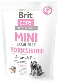 Brit Care granuly Mini Grain Free Yorkshire losos a tuniak 400 g 2