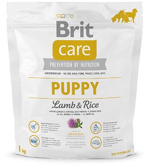 Brit Care granuly Puppy jahňa ryža 1 kg