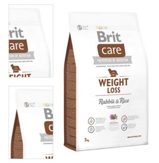 Brit Care granuly Weight Loss králik a ryža 3 kg 4
