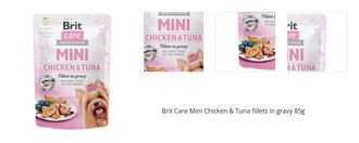 Brit Care Mini Chicken & Tuna fillets in gravy 85g 1