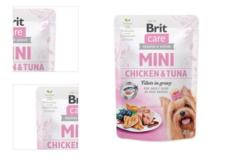 Brit Care Mini Chicken & Tuna fillets in gravy 85g 4