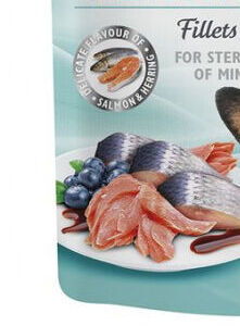 Brit Care Mini kapsička Salmon & Herring sterilised fillets in gravy 85g 8