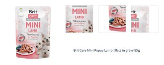 Brit Care Mini Puppy Lamb fillets in gravy 85g 1