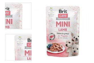 Brit Care Mini Puppy Lamb fillets in gravy 85g 4