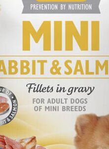 Brit Care Mini Rabbit & Salmon fillets in gravy 85g 5