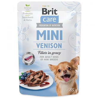 Brit Care Mini Venison fillets in gravy 85g 2
