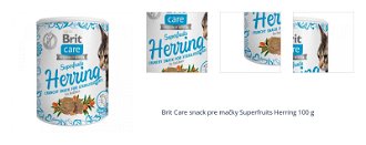Brit Care snack pre mačky Superfruits Herring 100 g 1