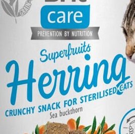 Brit Care snack pre mačky Superfruits Herring 100 g 5