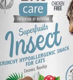 Brit Care snack pre mačky Superfruits Hmyz 100g 5