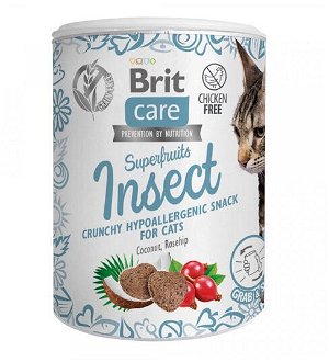Brit Care snack pre mačky Superfruits Hmyz 100g