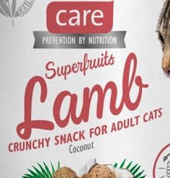 Brit Care snack pre mačky Superfruits jahňací 100g 5