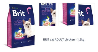 BRIT cat ADULT chicken - 1,5kg 1