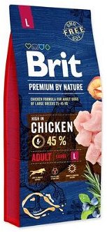 BRIT dog Premium by Nature ADULT L - 15kg
