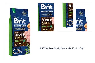 BRIT dog Premium by Nature ADULT XL - 15kg 1