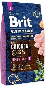BRIT dog Premium by Nature JUNIOR S - 1kg