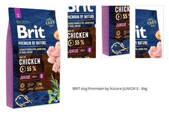 BRIT dog Premium by Nature JUNIOR S - 8kg 1