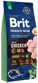 BRIT dog Premium By Nature JUNIOR XL - 15kg 2
