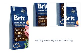 BRIT dog Premium by Nature LIGHT - 15kg 1