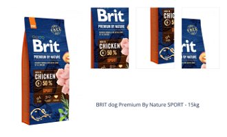 BRIT dog Premium By Nature SPORT - 15kg 1
