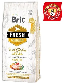 BRIT FRESH ADULT chicken/potato - 12kg