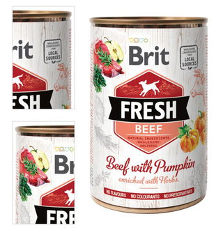 Brit Fresh Beef with Pumpkin 400 g 4