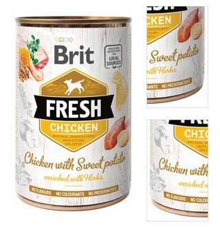 Brit Fresh Chicken with Sweet Potato 400 g 3