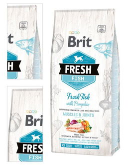 Brit Fresh granuly Adult Large ryba a tekvica 12 kg 4