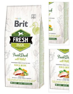 Brit Fresh granuly Run & Work kačica a proso 12 kg 3