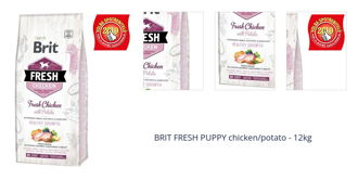 BRIT FRESH PUPPY chicken/potato - 12kg 1