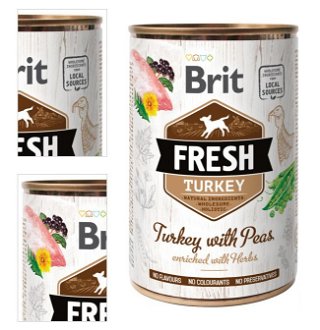 Brit Fresh Turkey with Peas 400 g 4